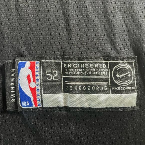 Nike Black NBA Logo Patch Athletic Jersey - Picture 5 of 6